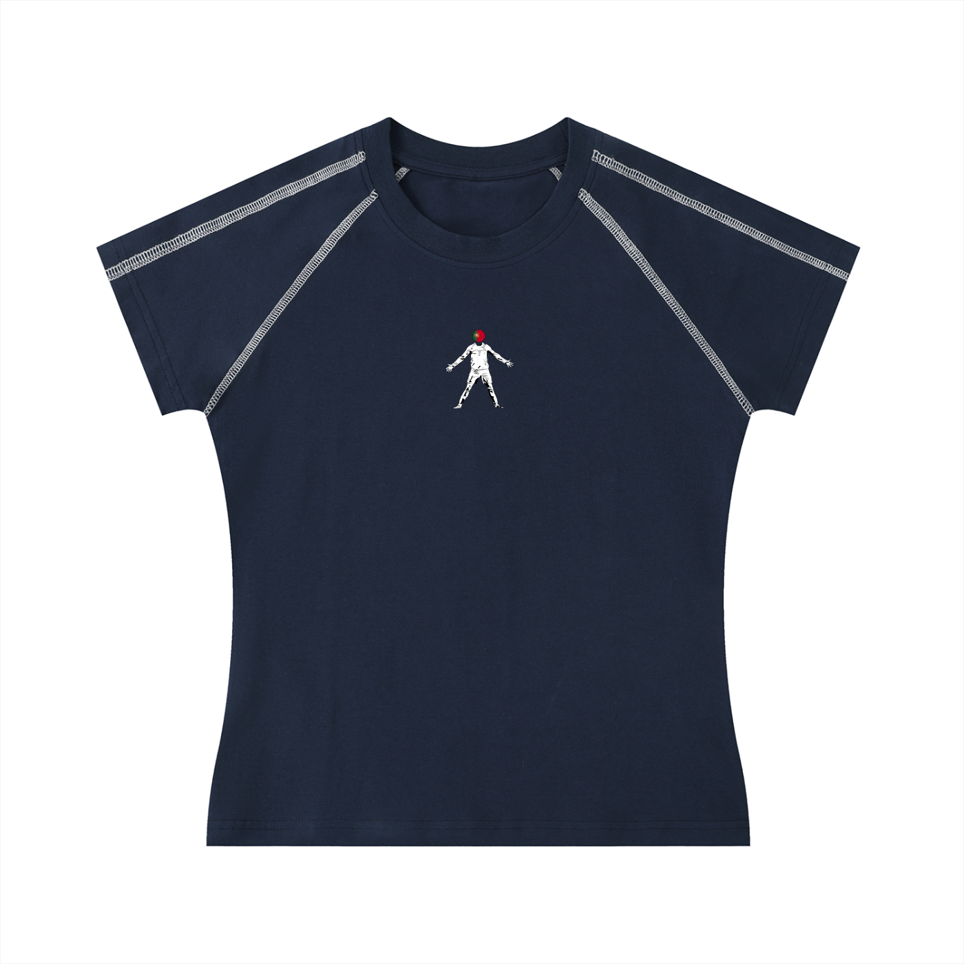 Portugal World Cup T-Shirt // Tight-Fit (Dark, Women's)