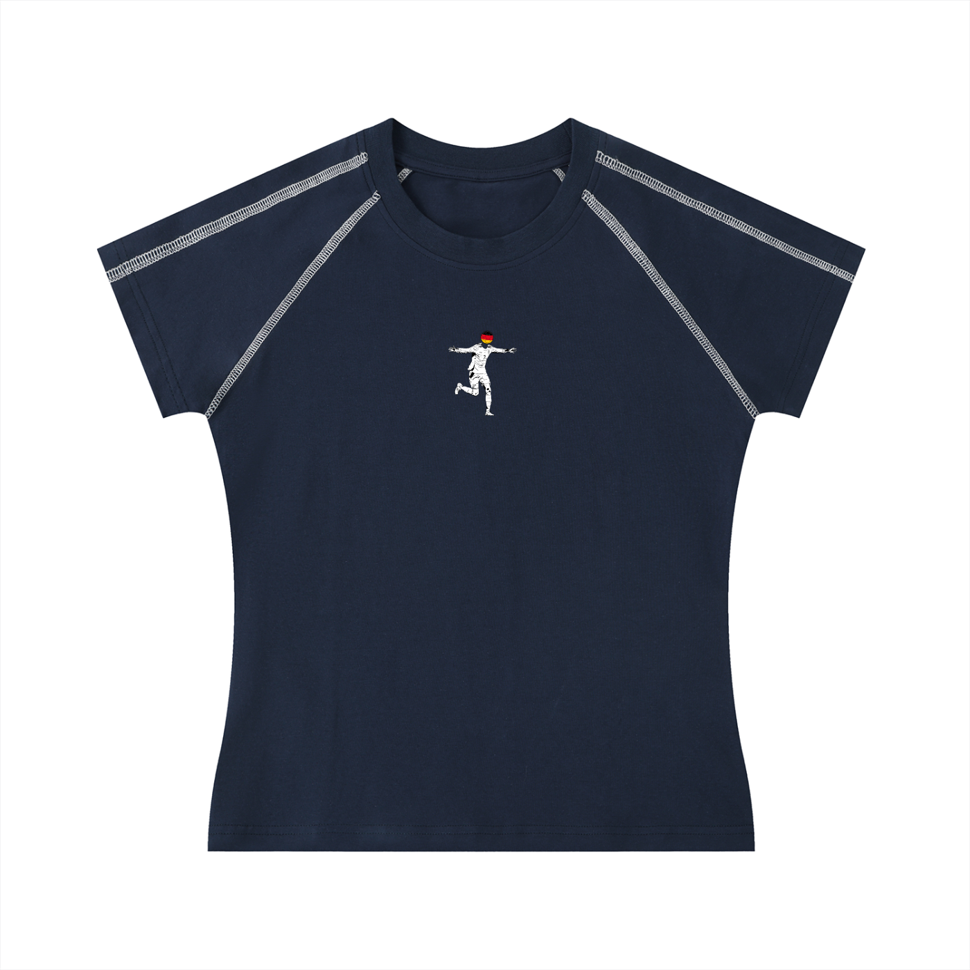 Germany World Cup T-Shirt // Tight -Fit (Dark, Women's)