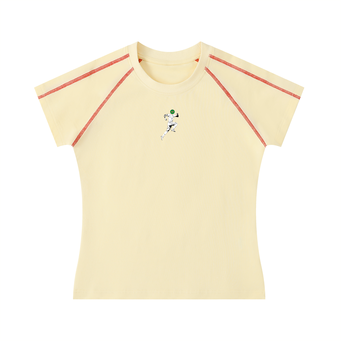 Brazil World Cup T-Shirt // Tight-Fit (Apricot, Women's)