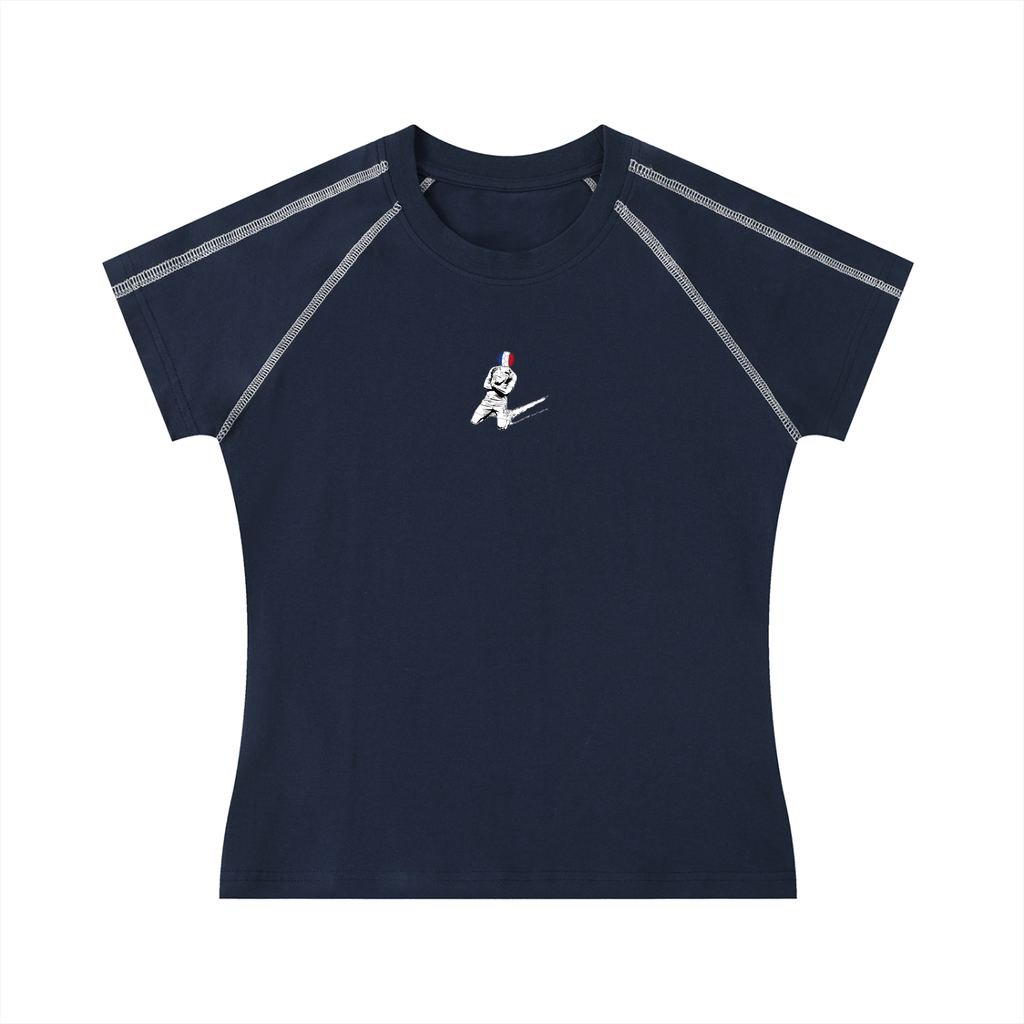 France World Cup T-Shirt // Tight-Fit (Dark, Women's)
