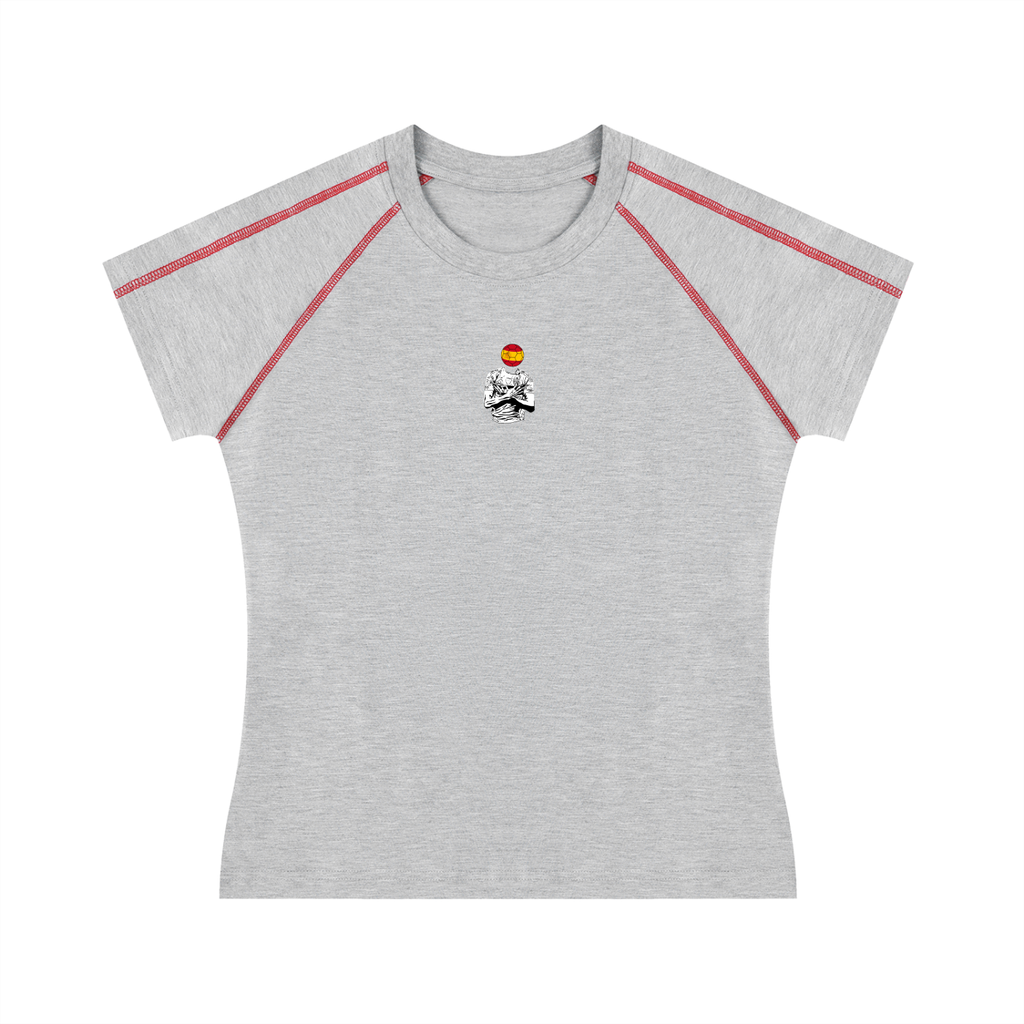 Spain World Cup T-Shirt // Tight-Fit (Dark, Women's)