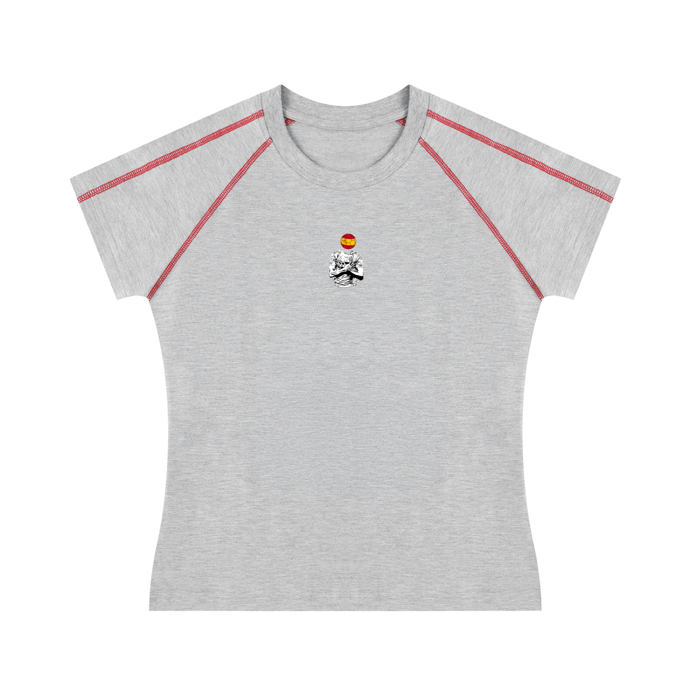 Spain World Cup T-Shirt // Tight-Fit (Dark, Women's)