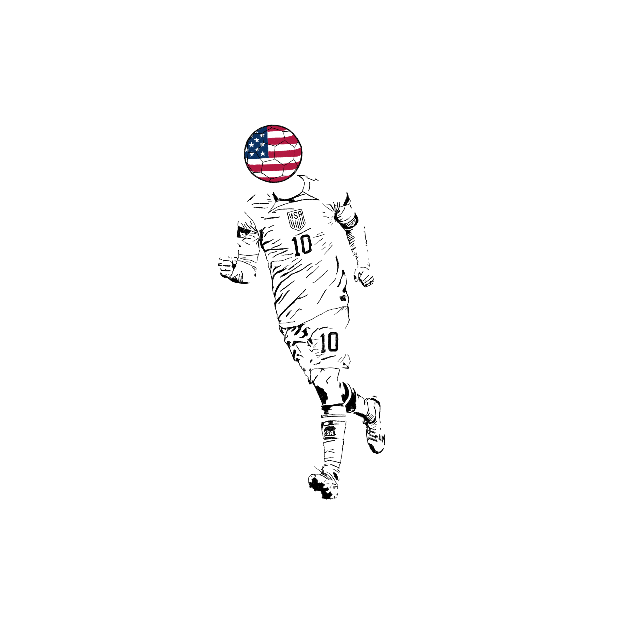 USA World Cup T-Shirt (Dark, Unisex)