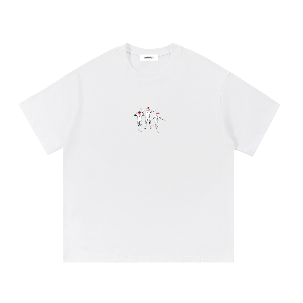 England Triple Threat World Cup T-Shirt (White, Unisex)