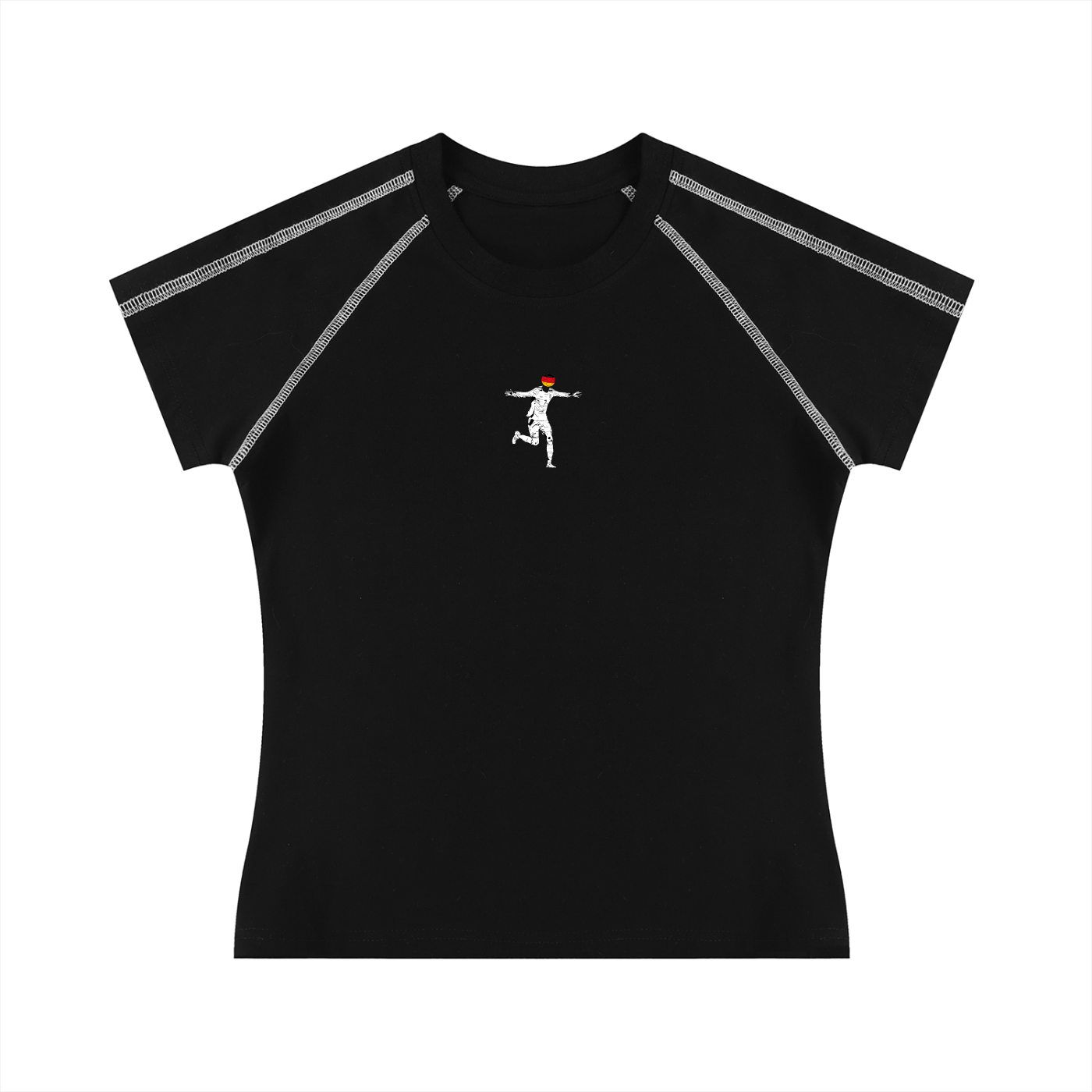 Germany World Cup T-Shirt // Tight -Fit (Dark, Women's)