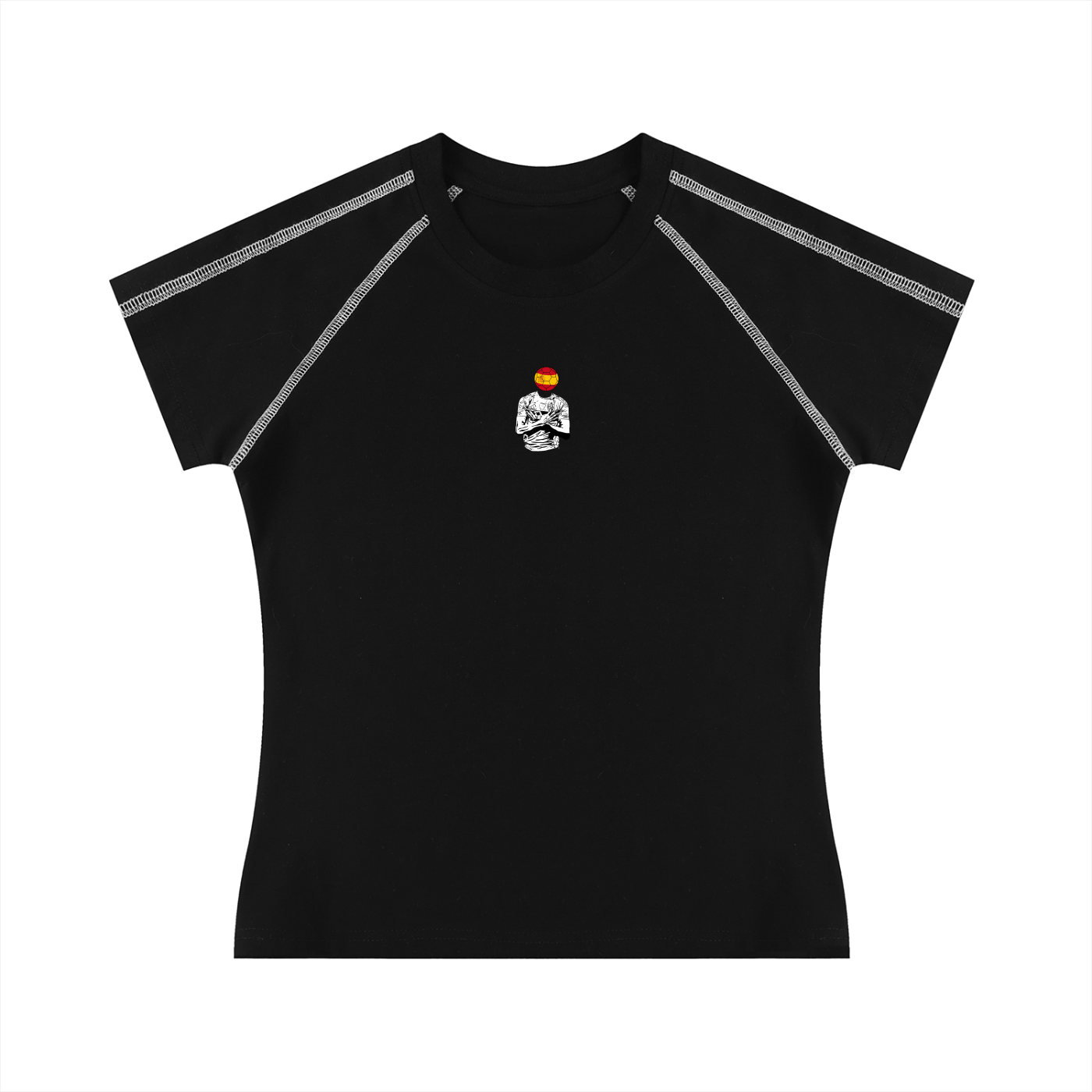 Spain World Cup T-Shirt // Tight-Fit (Dark, Women's)